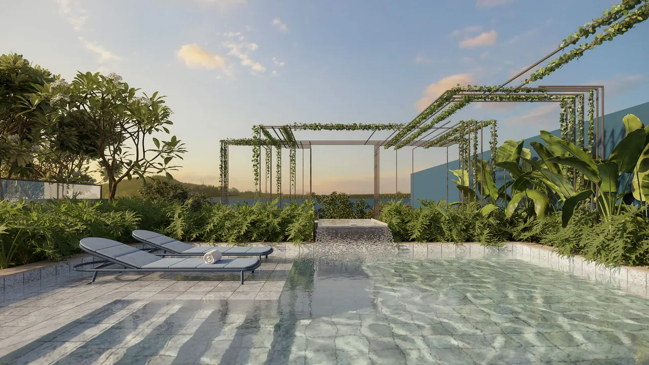 Gourmet & Pool, junto à piscina